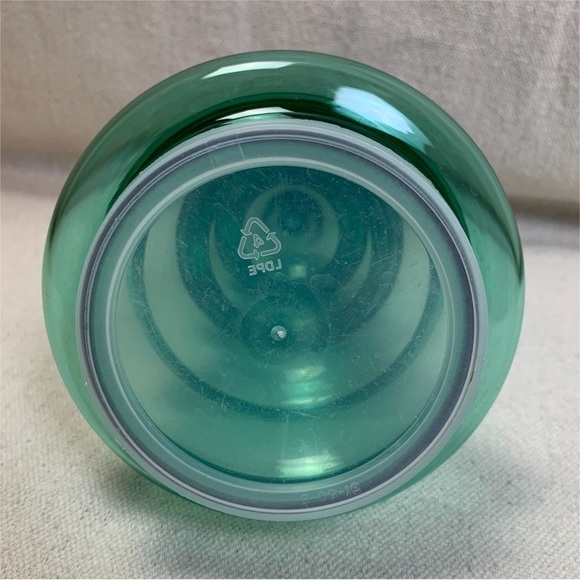 Green Glass Christmas tree Shaped Canister display - Picture 2 of 4